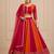 Rani pink Cotton Handwork Navratri Lehenga Choli