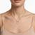 925 Sterling Silver Gold Plated Bow Circle Pendant Necklace Set  for Women
