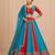 Blue Cotton Handwork Navratri Lehenga Choli
