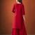 Embroidered Vichitra Silk Straight Kurta, Sharara and Dupatta Set