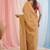Beige tissue saree with ethnic motifs and golden border