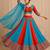Blue Cotton Handwork Navratri Lehenga Choli