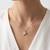 925 Sterling Silver Gold Plated  Celestia Star CZ Pendant Necklace Set For Women 