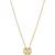 925 Sterling Silver Gold Heart Solitaire Minimal Love Pendant Necklace Set  for Women