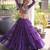 Garba outfits Purple Bandhani Print Faux Georgette Kutchi Patchwork Lehenga Choli Set