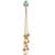 Gold Plated Long Chain Tassel Earrings for Women