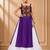 Purple Leheriya Print Kurti with Rayon Cotton Lehenga