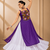 Purple Leheriya Print Kurti with Rayon Cotton Lehenga