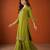 Embroidered Vichitra Silk Straight Kurta Sharara and Dupatta Set
