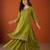 Embroidered Vichitra Silk Straight Kurta Sharara and Dupatta Set