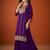 Embroidered Vichitra Silk Straight Kurta Sharara and Dupatta Set
