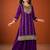 Embroidered Vichitra Silk Straight Kurta Sharara and Dupatta Set
