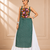 Teal Green Leheriya Print Kurti with Rayon Cotton Lehenga