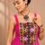 Pink Leheriya Print Kurti with Rayon Cotton Lehenga
