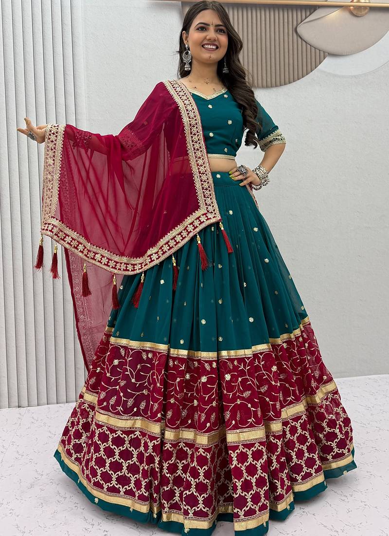 Rama Georgette Navratri Lehenga Choli