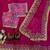 New Soft jimmy Satin Sequence embroidery Work Saree With Blouse Set For Women's