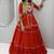 Orange Pure Cotton Navratri Lehenga Choli