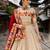 Vanilla Color Chaniya Choli with  Gamthi Work  - free size