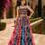 Free Size Multicolor Shibori Prints Lehenga With Fancy Top