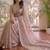 New Space Silk Jarkhan Diamond work Wedding Wear Saree With Blouse Set For Women's