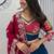 Teal Pure Cotton Navratri Lehenga Choli