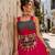 Gajri & Neavy-Blue Fancy Kali Work With Gota Patti Navratri Lehenga Sets