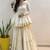 White Pure Cotton Navratri Lehenga Choli