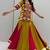 Light Brown Pure Cotton Navratri Lehenga Choli