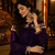 Purple garba glam mirror work cape top