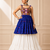 Blue Bandhani Kediya with Rayon Cotton Lehenga Set