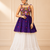 Purple Bandhani Kediya with Rayon Cotton Lehenga Set