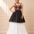 Black Bandhani Kediya with Rayon Cotton Lehenga Set