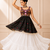 Black Bandhani Kediya with Rayon Cotton Lehenga Set