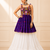 Purple Bandhani Kediya with Rayon Cotton Lehenga Set