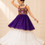 Purple Bandhani Kediya with Rayon Cotton Lehenga Set