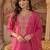 Women Ethnic Motifs Embroidered Regular Thread Work Liva Kurta with Trousers & With Dupatta