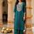 Women Ethnic Motifs Embroidered Regular Thread Work Liva Kurta with Palazzos