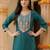 Women Ethnic Motifs Embroidered Regular Thread Work Liva Kurta with Palazzos