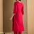 Women Ethnic Motifs Embroidered Regular Thread Work Liva Kurta with Trousers