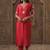 Women Ethnic Motifs Embroidered Regular Thread Work Kurta with Trousers