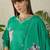 Women Floral Printed Regular Thread Work Kurta with Trousers & With Dupatta