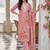 Women Floral Printed Regular Thread Work Linen Kurta with Trousers & With Dupatta