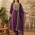 Women Ethnic Motifs Embroidered Regular Thread Work Liva Kurta with Trousers & With Dupatta