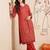 Women Ethnic Motifs Embroidered Regular Thread Work Kurta with Palazzos
