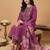 Women Floral Embroidered Regular Thread Work Kurta with Trousers & With Dupatta
