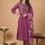Women Floral Embroidered Regular Thread Work Kurta with Trousers & With Dupatta