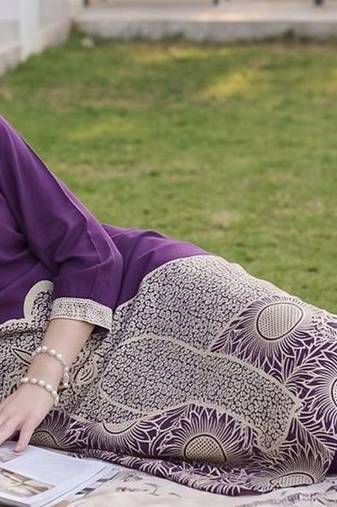 Women Ethnic Motifs Printed Regular Kurta with Palazzos