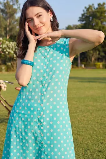 Women Printed Regular Pure Cotton Kurta with Trousers