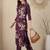 Women Floral Printed Regular Kurta with Trousers
