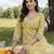 Women Floral Printed Regular Pure Cotton Kurta with Trousers & With Dupatta